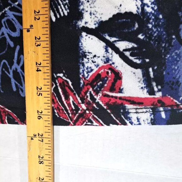 Top Women’s 3X Abstract Print Long Sleeves Blouse Pullover Round Neck Multicolor - Picture 5 of 8